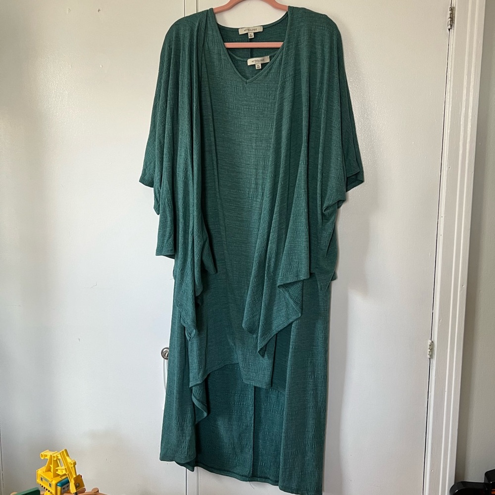 NEW Astrologie high low sleeveless dress with attached cardigan. Size XL